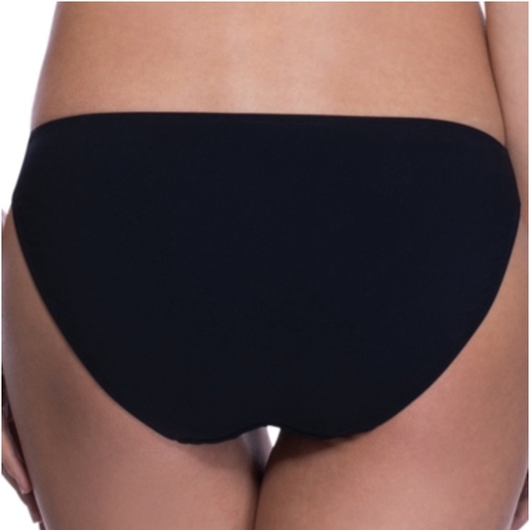 Profile Sport Gottex Black Bikini Bottom Size 14 - Picture 2 of 8